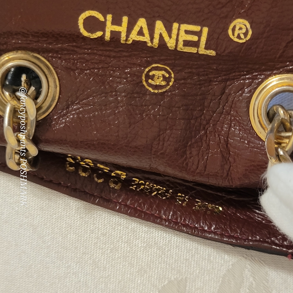 CHANEL lambskin Mini Mini Matelasse Chain Pouch CC vintage made in France luxury - Picture 10 of 17